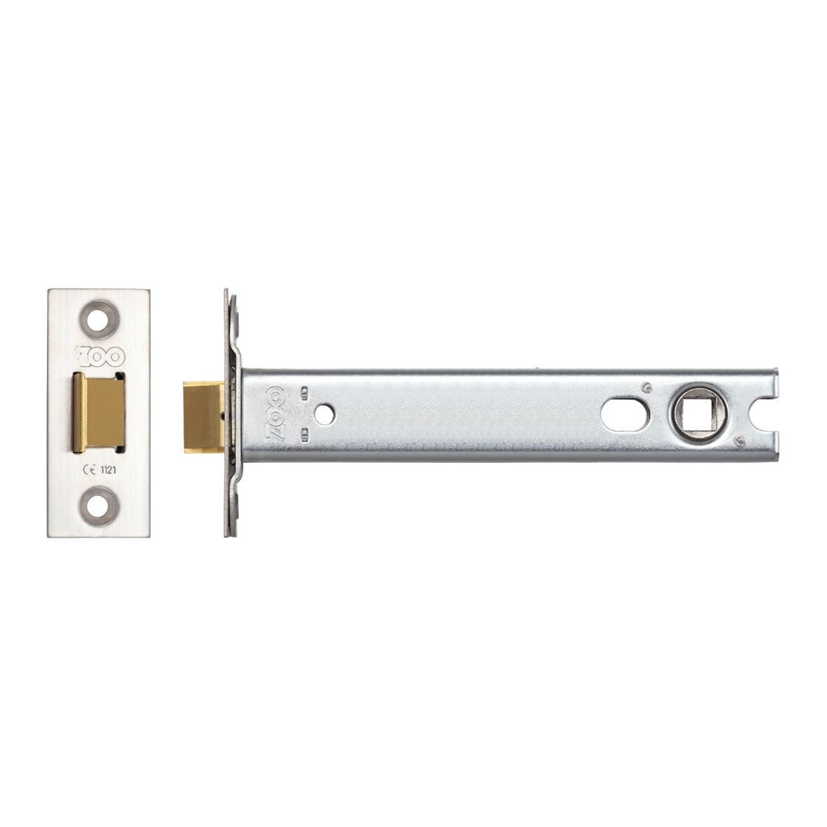 Tubular Latch (Knobs) - Architectural 45* Travel   C/W SSS forend