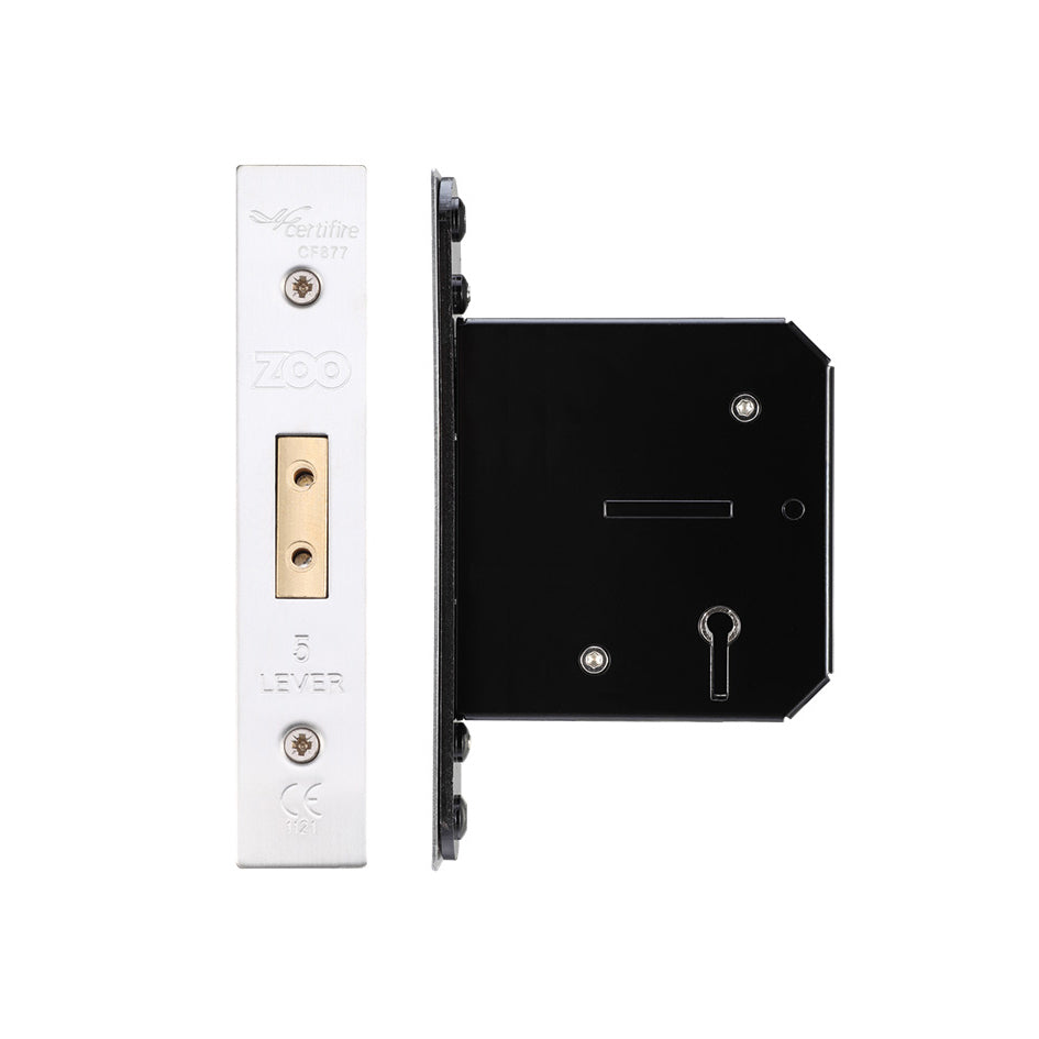 5 Lever Dead Lock - 76mm C/W  Forend and Strike